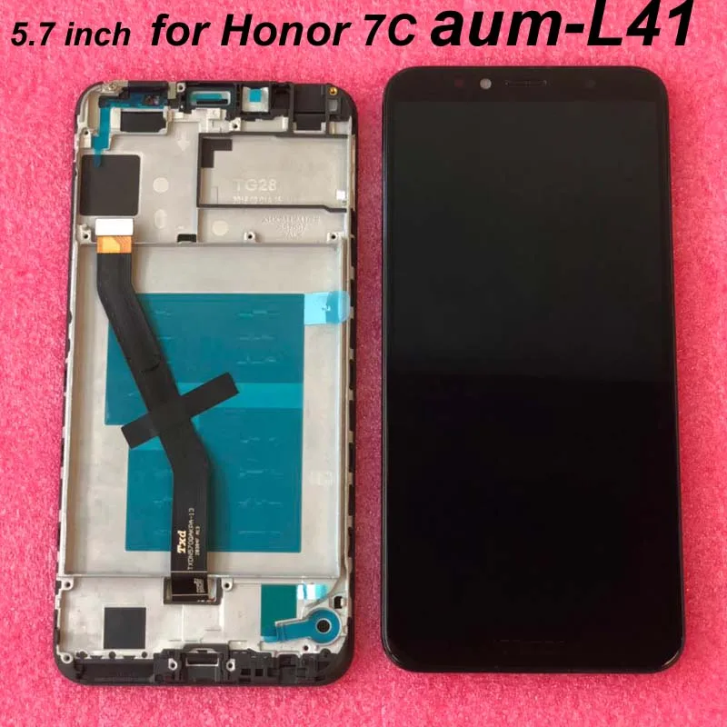 2018 Новый 5 7 дюймов для Huawei Honor 7C aum-L41 aum-l29 ЖК-дисплей кодирующий преобразователь