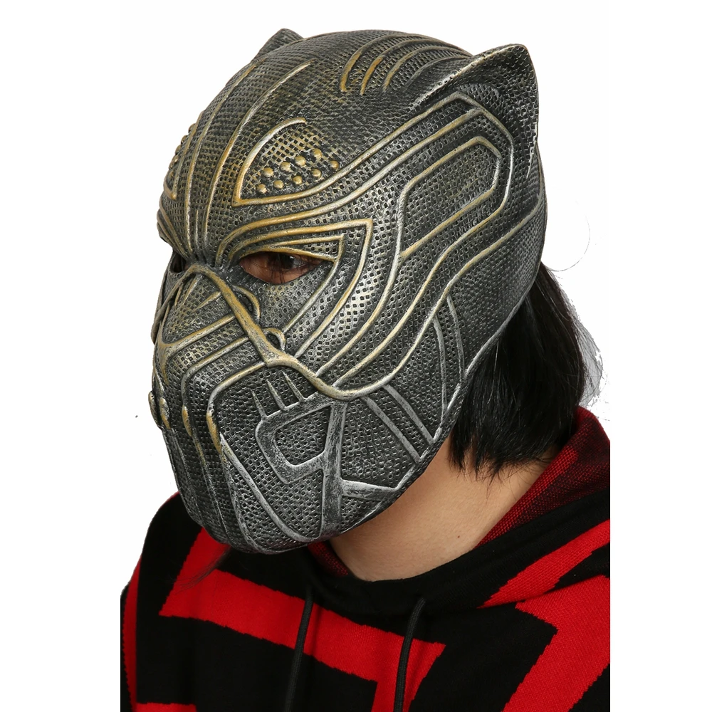 XCOSER Черная пантера Erik Killmonger маска фильм реквизит для косплея на Хэллоуин косплей