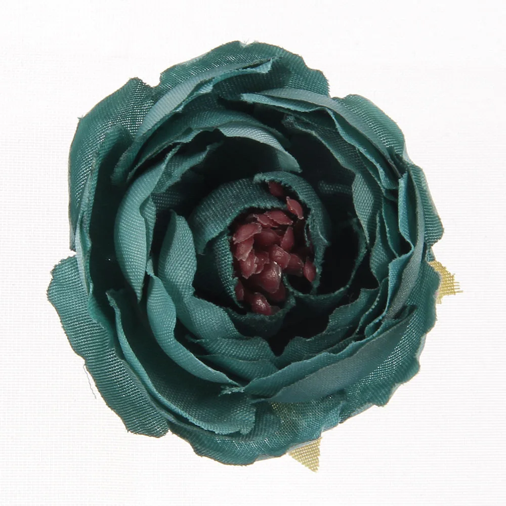 Yundfly 10pcs Boutique Fabric Artifical Camellia with Leaf for DIY Baby Girls Headband Wreath Kids Art Flower Hair Flowers | Мать и