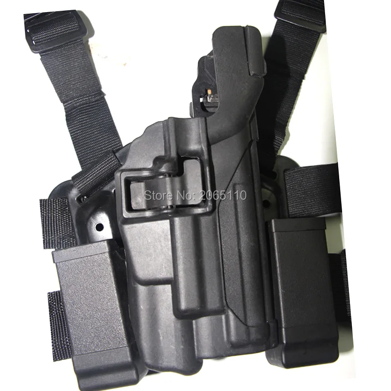 LV3 легкий подшипник ножной пистолет кобура тактический боевой RH падение бедра