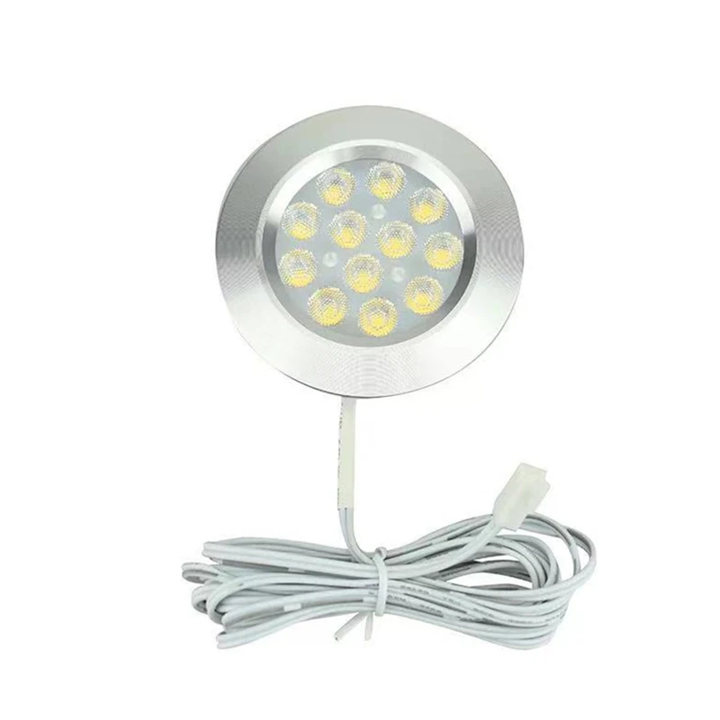 Only the lamp С регулируемой яркостью(12 V), софиты для шкафа светильник Светодиодный точечный светильник s Беспроводной вниз светильник Точечный светильник s для пространства под прилавком, столешниц, шкафов, полок и прочей мебели Освещение для кухни - Цвет: Only the lamp