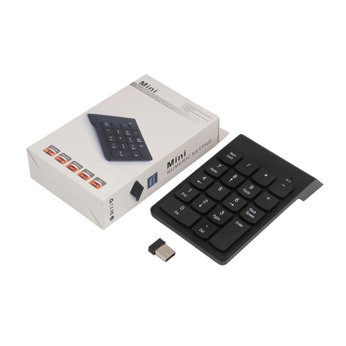 Цифровая USB клавиатура RS 2 4G с беспроводной клавиатурой 18 клавиш портативная