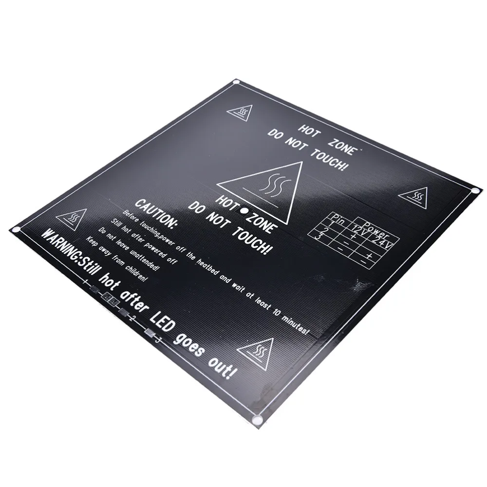 MK2B 12 В 24 в PCB RepRap 3d принтер heatкровать нагревательная пластина Тепловая кровать для Prusa Mendel