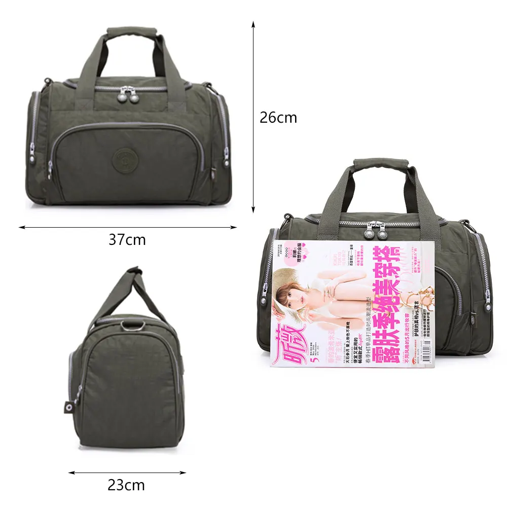 Waterproof Nylon Travel Handbag Lightweight Multi-function Shoulder Bag Large Capacity Luggage Ourdoor Weekend Top-Handle | Багаж и сумки