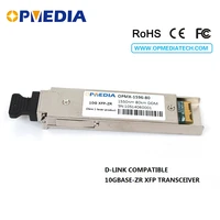 low price for d link 10g 1550nm 80km xfp transceiver 10gbase zr xfp optical module with ddm funciondual lc connector