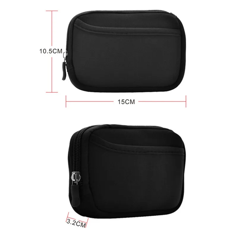 Сумка для хранения наушников мягкий переносной чехол путешествий гарнитуры