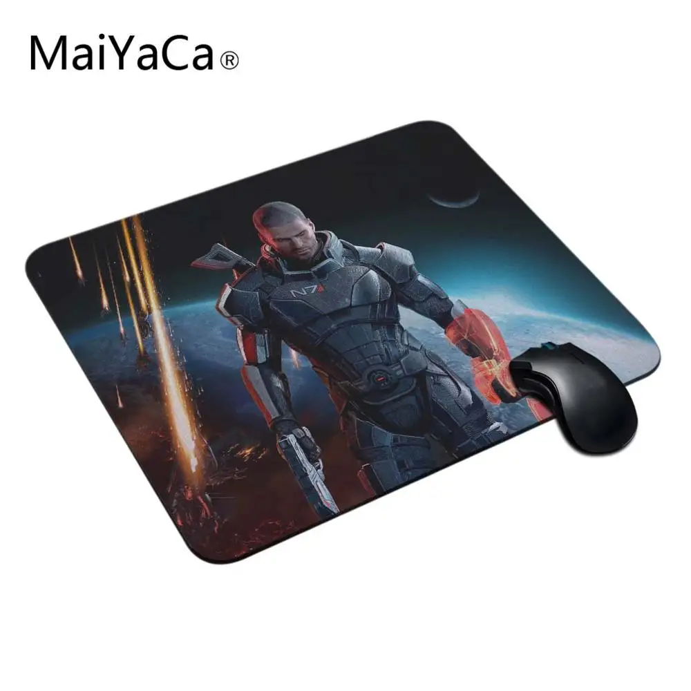 MaiYaCa роскошный гаррус вакариан Mass Effect 2 Миранда Лоусон Tali Zorah nar Мышь коврики анти-скольжения прямоугольник Мышь Pad - Цвет: 18x22cm