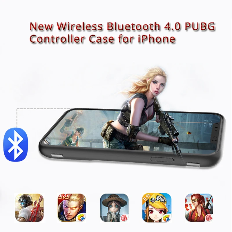Беспроводной Bluetooth Pubg контроллер 2 в 1 джойстик триггер огонь цель Кнопка геймпад