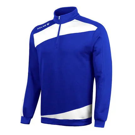 KELME, мужские куртки для бега, свитер, для спорта на открытом воздухе, футбол, Джерси, для спортзала, фитнеса, на молнии, тренировочная куртка, K15Z312 - Цвет: Flash Blue