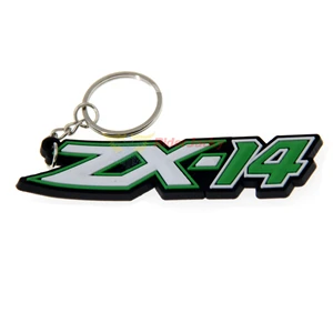 Брелок для мотоцикла YAMAHA YZFR6 FZ1 YZFR1 HONDA CBR KTM DUKE SUZUKI GSXR KAWASAKI NINJA ZX14R 1098 резиновый брелок для ключей - Название цвета: K
