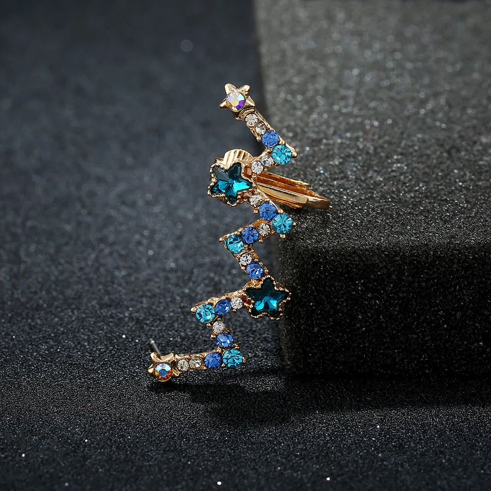 Женские серьги-клипсы ZLDYOU в богемном стиле подарок на вечеринку заполненные