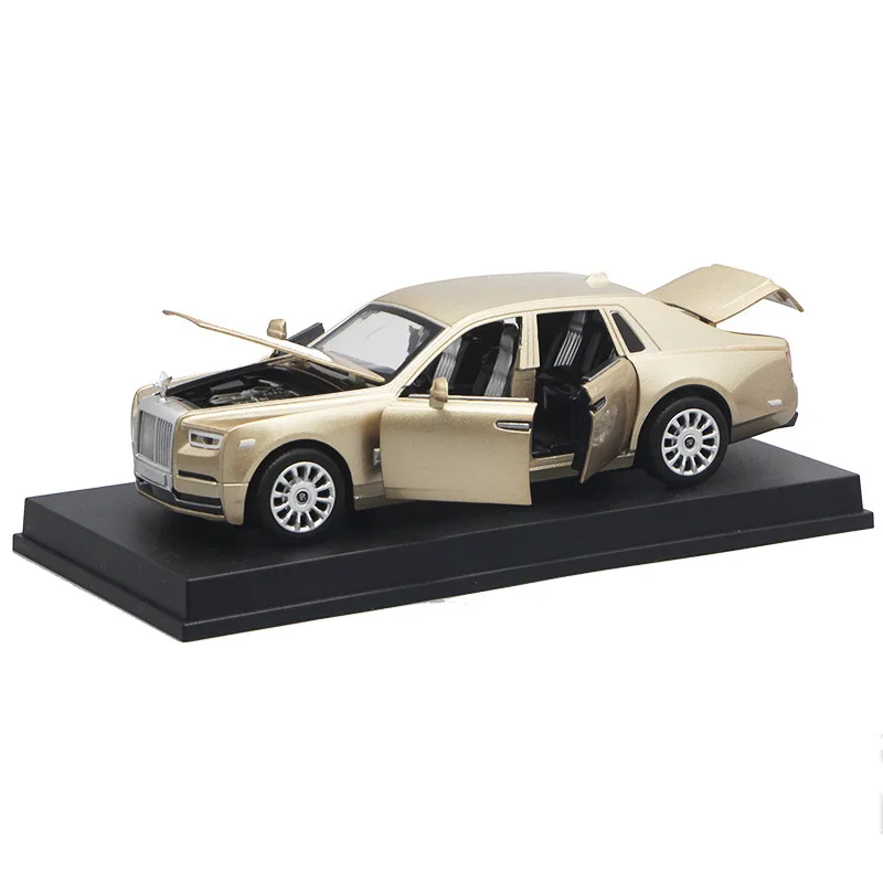 WB8888Y no box 1:28 Rolls Royce, роскошная модель, модель автомобиля из сплава, звук и светильник, оттягивающая 6 дверей, эксклюзивная модель автомобиля - Цвет: WB8888Y no box