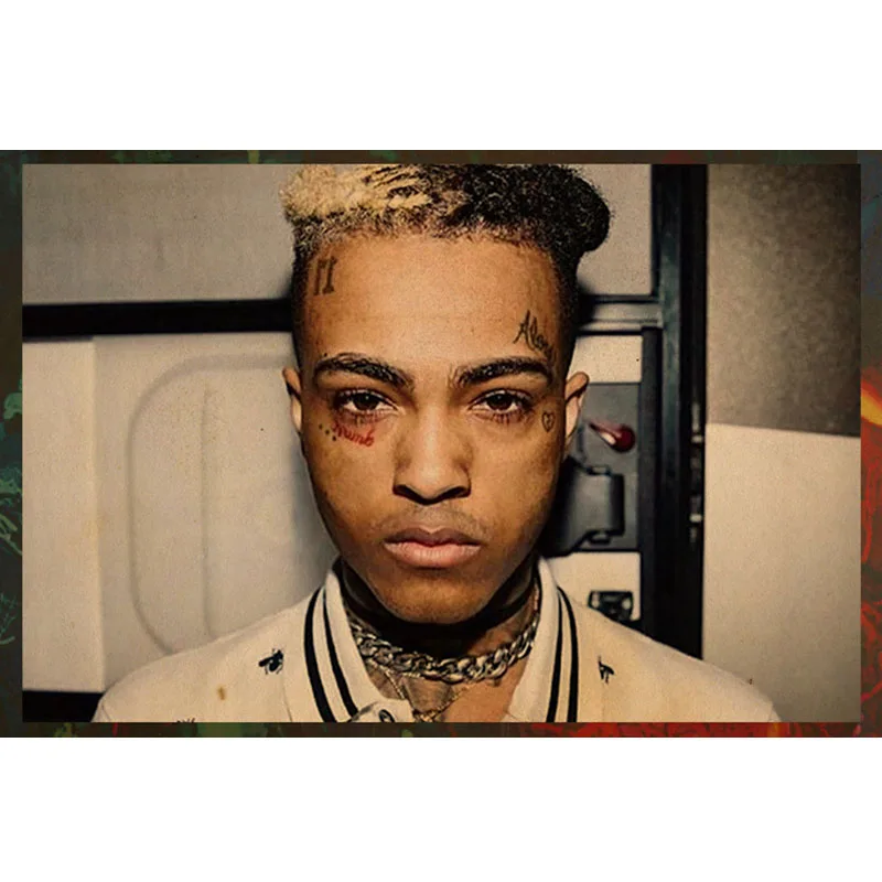 Уютный момент Рэппер XXXTentacion Lil Peep плакат крафт-бумага настенный художественный плакат и принт винтажный рисунок ядро Настенный декор S099