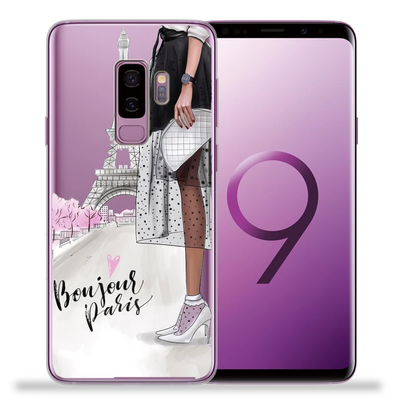 Модный женский чехол для samsung Galaxy S9 для samsung S8 S10 Plus S7 S6 Edge S10 Lite Note 8 9 Мягкий защитный чехол Etui - Цвет: 05