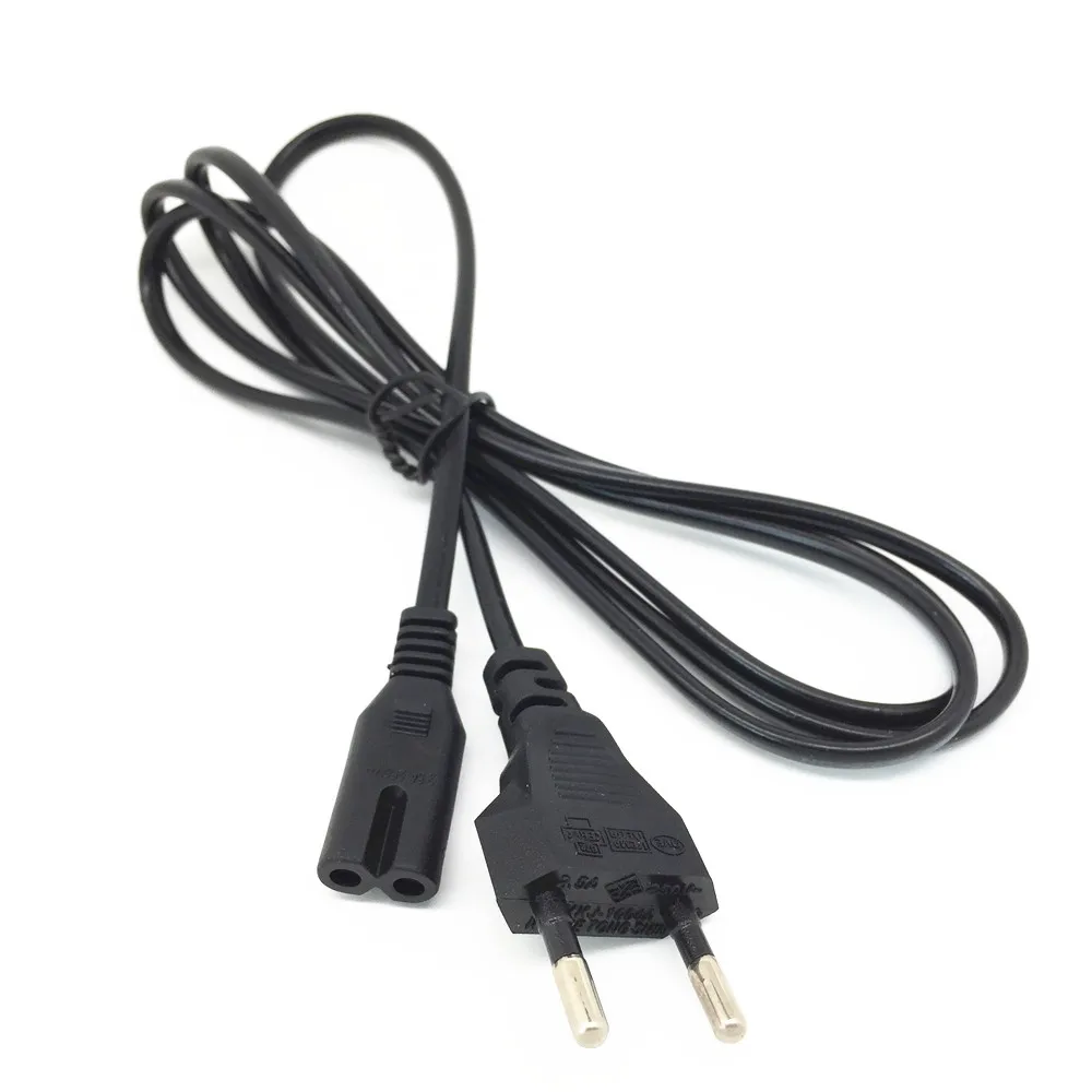 US /EU Plug 2-зубец Мощность шнур питания кабель для объектива с оптическими зумом Casio