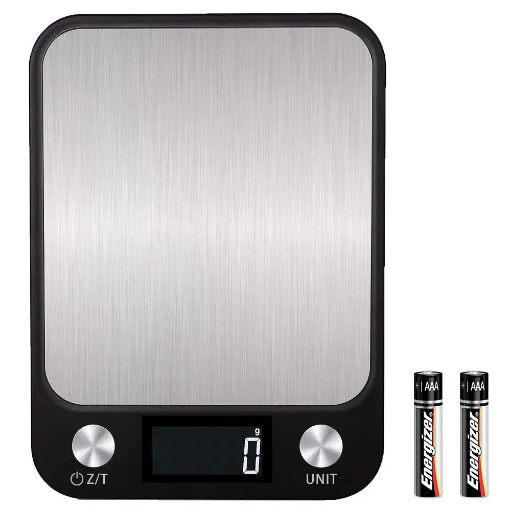 

New LCD display Digital Kitchen Scale Stainless steel big platform 5kg