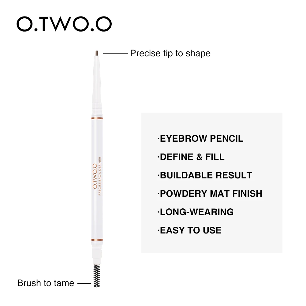 

O.TWO.O Eye Brow Tint Cosmetics Natural Long Lasting Paint Tattoo Eyebrow Waterproof Brown Eyebrow Pencil Makeup Eyebrow Gel