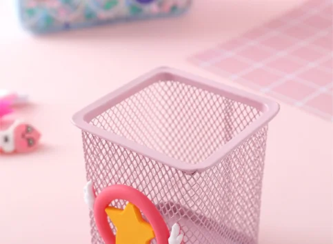 Kawaii розовый единорог кактус Фламинго квадратный канцелярский ящик для хранения управление чехол Подставка для ручек и карандашей подставка студенческие канцелярские принадлежности