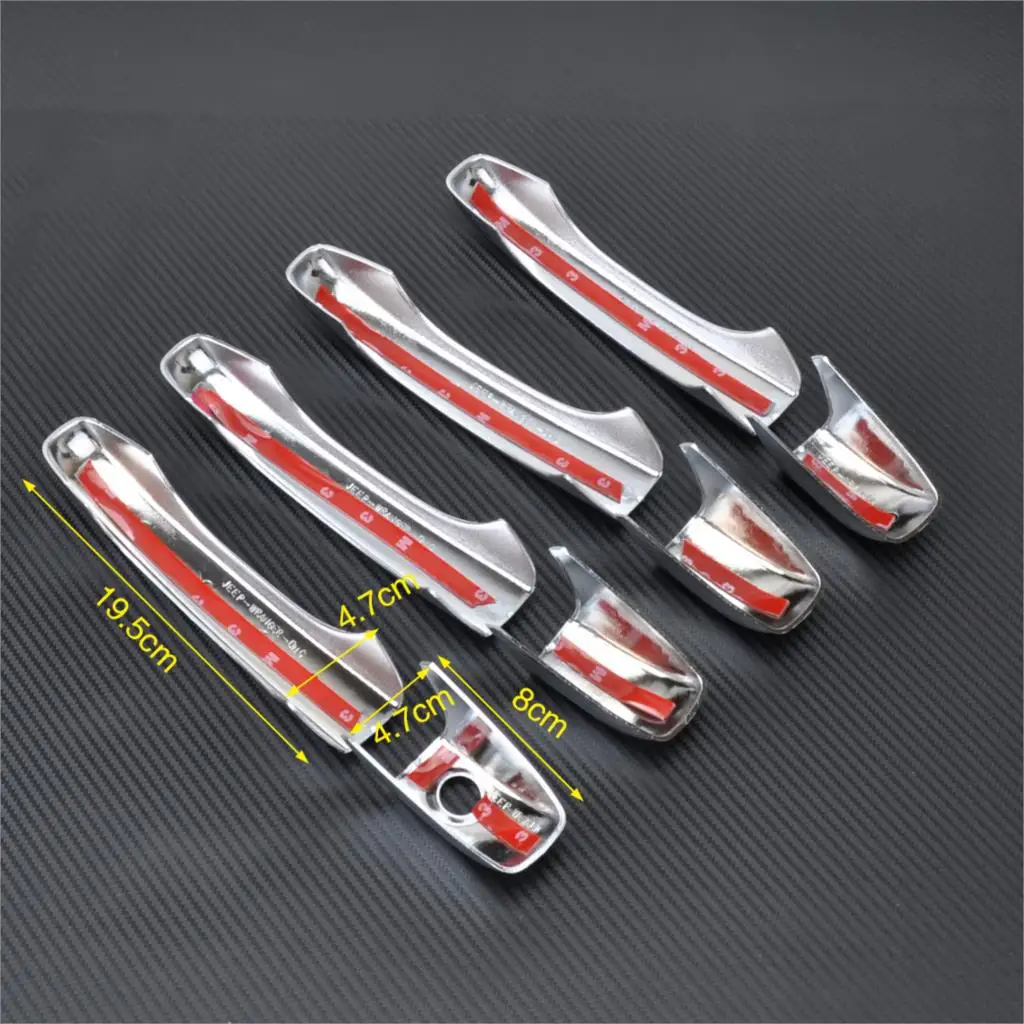 CITALL хромированная накладка на дверную ручку для Chrysler 300 300C Dodge Journey Grand Caravan Magnum Jeep Compass Grand Cherokee