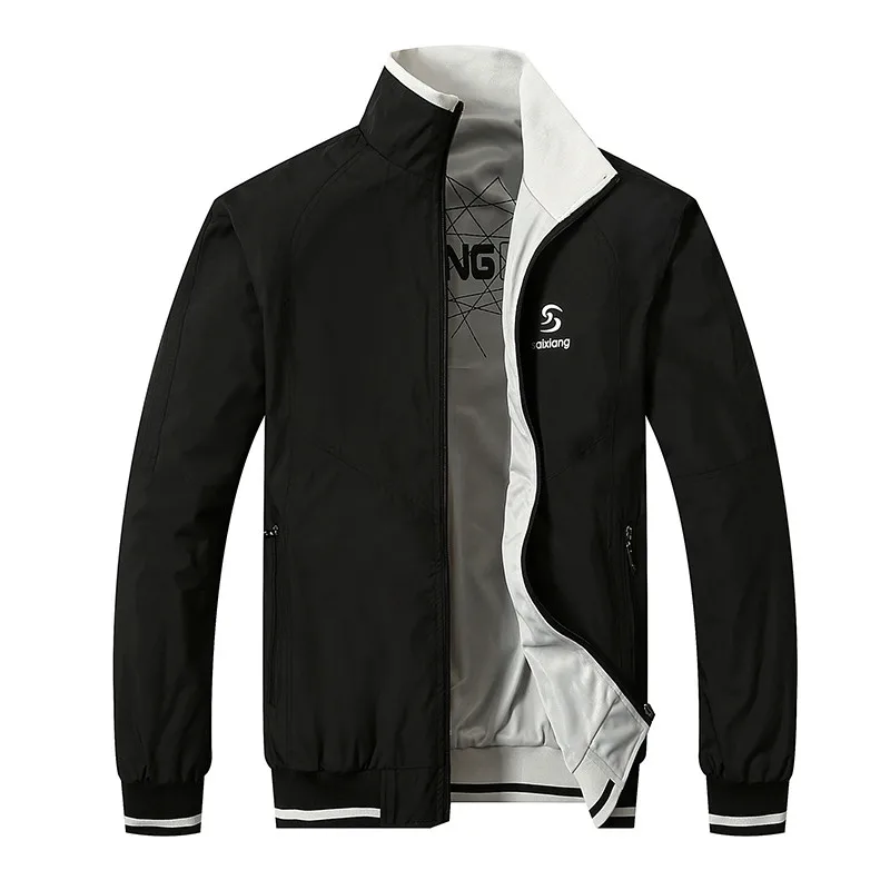 Новинка Сезон весна осень Спортивная одежда со стоячим воротником пальто Модный
