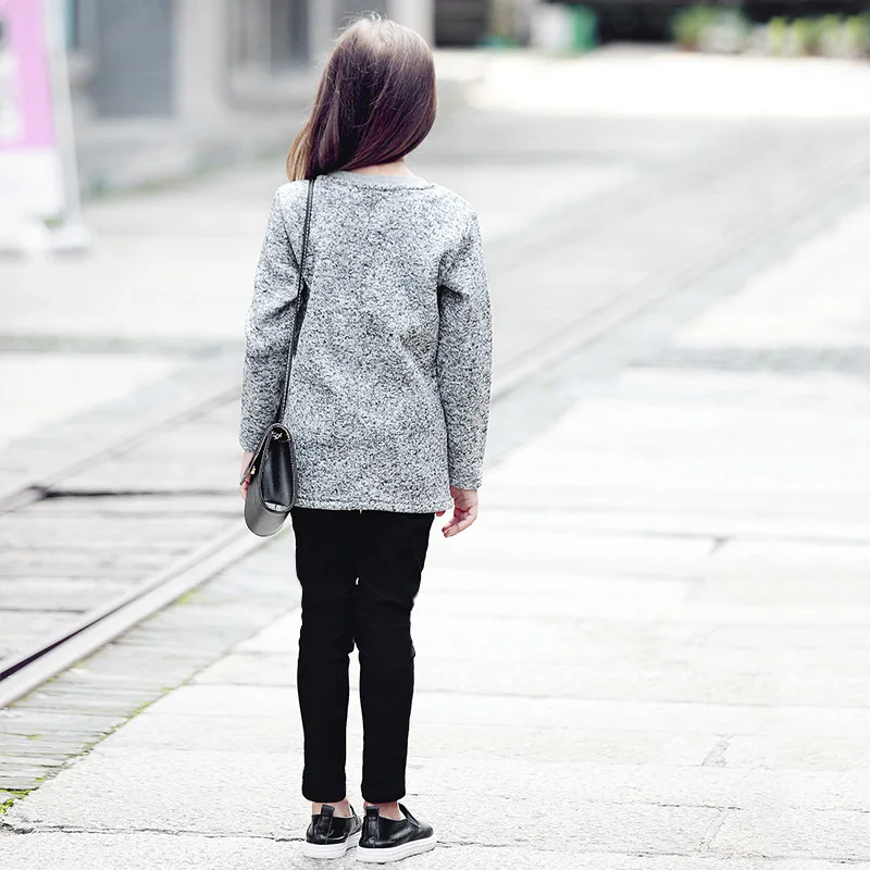 spring autumn New Arrival Big Girls Kids Coat Jackets Cartoon Cute Owl Casual Cotton 4-16y Old Girl Boy Clothes Lining Fleece | Детская