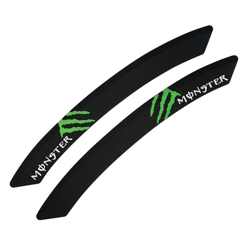 Monster Black Защита арки колеса автомобиля арки отделка крыло царапины защитные полоски подходят для Nissan, Qashqai, Juke Armada Sentra Maxima лист Versa - Цвет: Monster Black