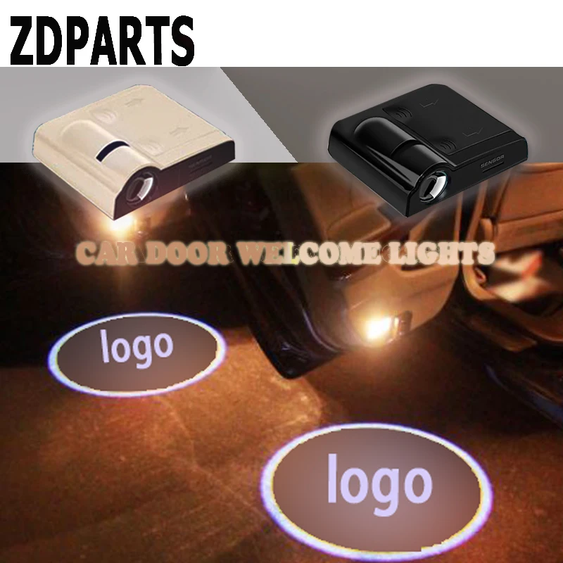 ZDPARTS 2 шт. дверь логотипа автомобиля приветственное оповещение для Audi A3 B6 A6 C5 C6 Q5 A5
