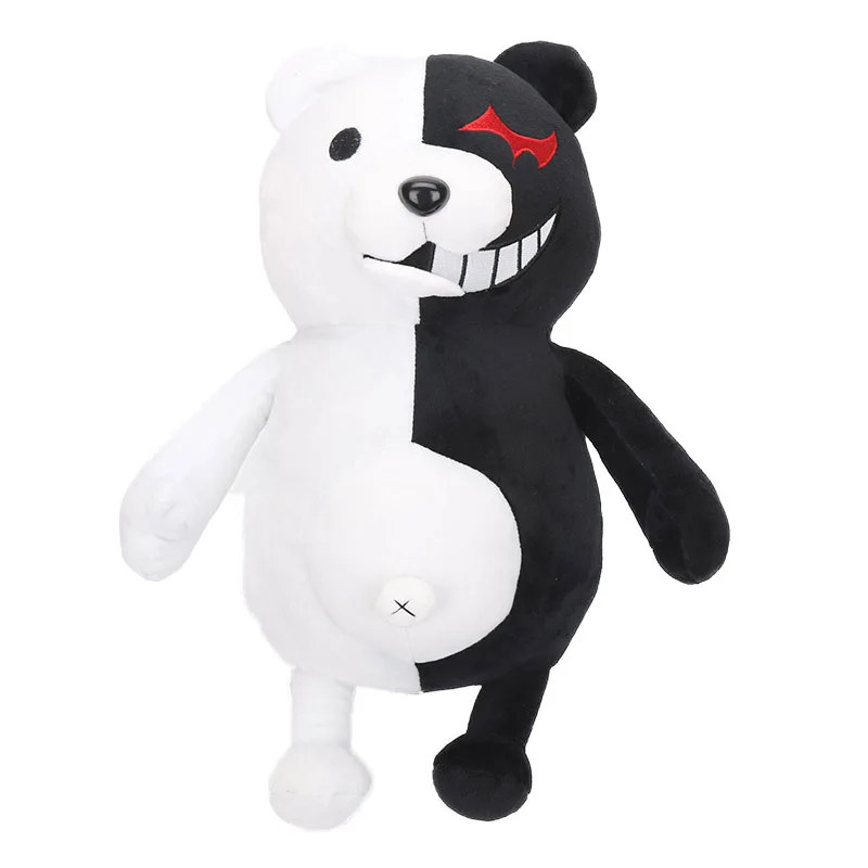white bear 25 см 40 см Dangan Ronpa Super Danganronpa 2 Monokuma черный и белый медведь плюшевая игрушка медведь мягкая чучело куклы игрушки - Цвет: white bear