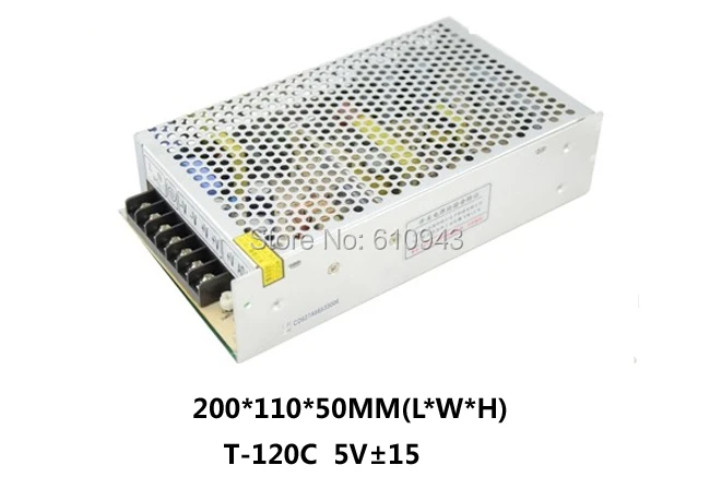 T-120CFree Shipping120W мини тройной выходной импульсный источник питания Выходное
