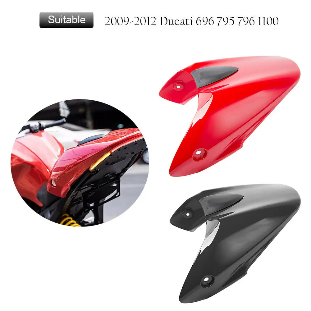 Для поездок на мотоцикле Ducati Monster 696 795 796 1100 2009 2010 2011 2012 мотоцикл сзади пассажирское жесткий чехла для сиденья секция обтекатель