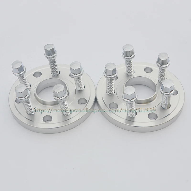 2 шт. PCD 5x112 5x100 толщиной 15 мм + 10 колесных болтов Автомобильная фотомагнитная