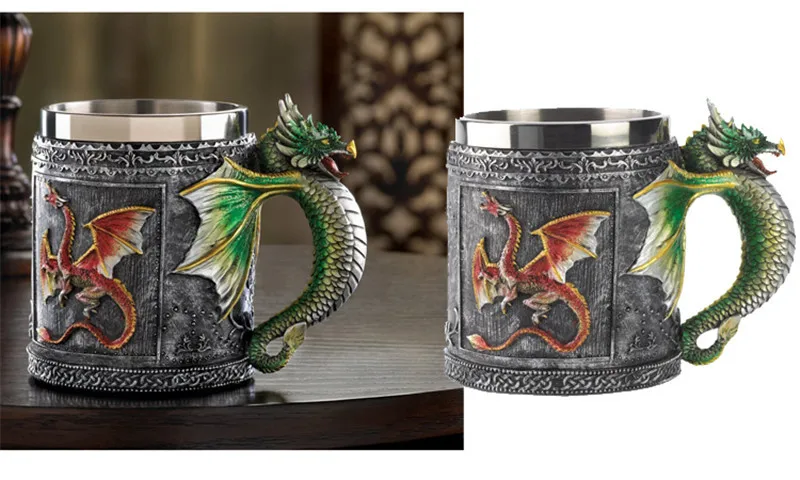 Персонализированные двойными стенками из нержавеющей стали 3D череп кружки