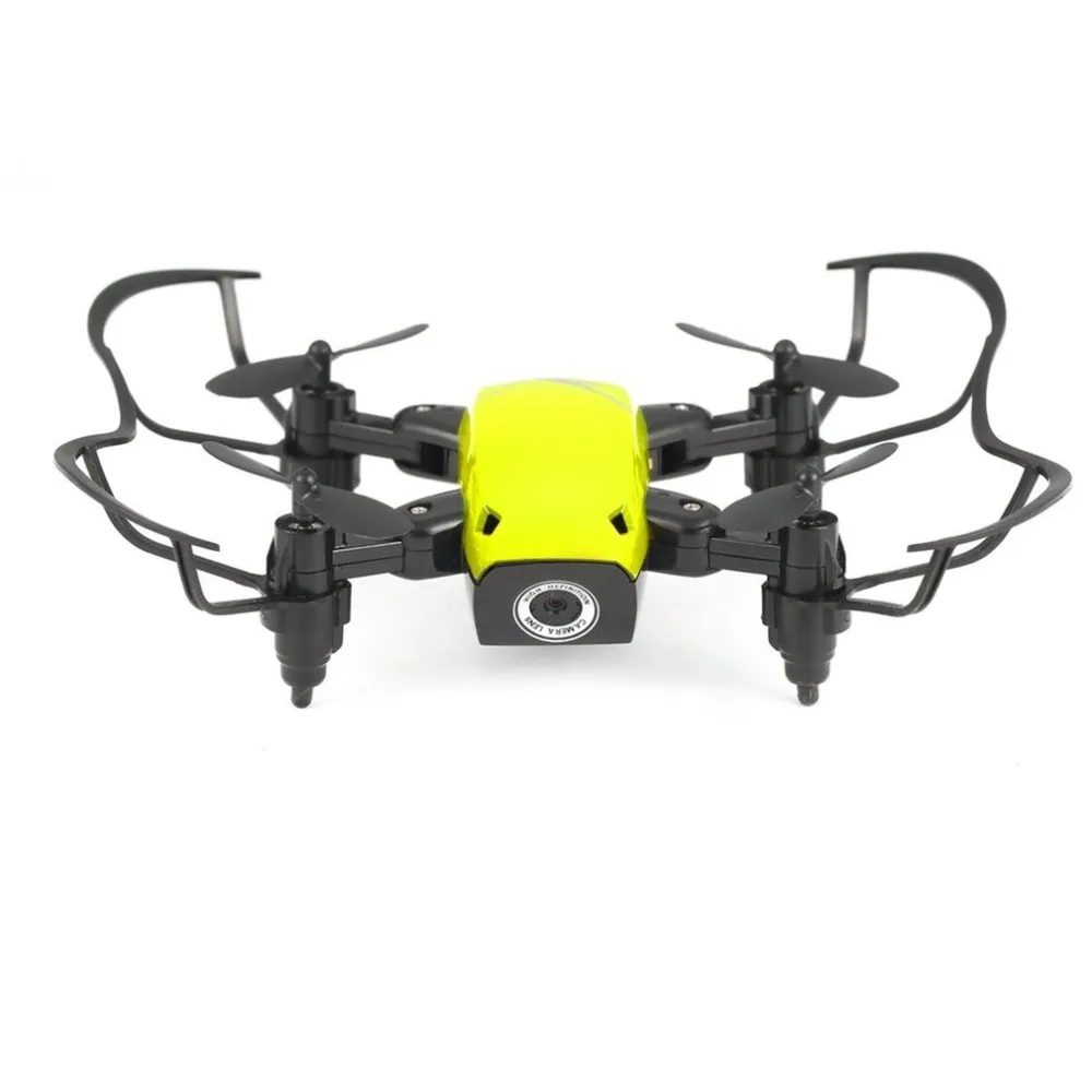 S9W складной RC Мини Дрон Карманный Дрон микро Дрон вертолет с wifi FPV 0.3MP камера 360 градусов