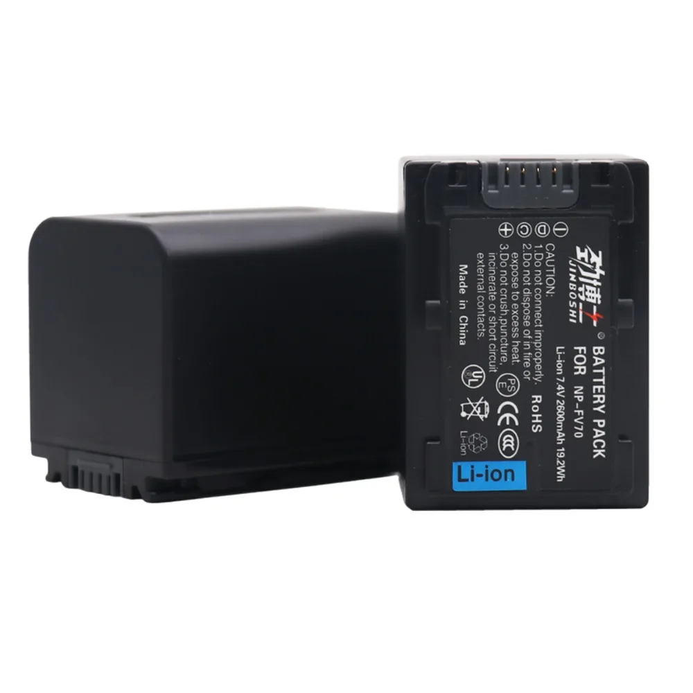 2psc 7 4 V NP-FV70 NP FV70 NPFV70 литий-ионный аккумулятор и LED одно зарядное устройство для Sony
