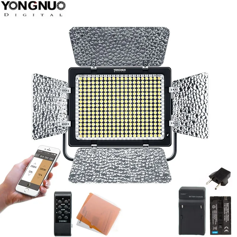 YN320 F550 Battery Yongnuo YN320 Профессиональный накамерный светодиодный светильник для видео управление приложением 5500K с u-образным кронштейном для Canon Nikon sony DSLR - Цвет: YN320 F550 Battery