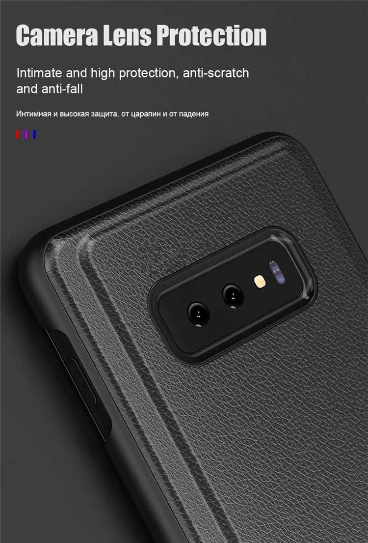 Кожаный флип-чехол для телефона, чехол для samsung Galaxy S7 Edge S8 S9 S10 Plus, чехол для мобильного телефона с умным окошком для просмотра