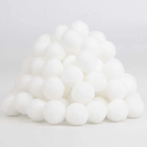 20mm 20g 60pcs Белые помпоны 8 мм-30 мм помпоны шарики для DIY вечерние украшения дома сада свадьбы Швейные Детские игрушки товары для рукоделия 20 г - Цвет: 20mm 20g 60pcs