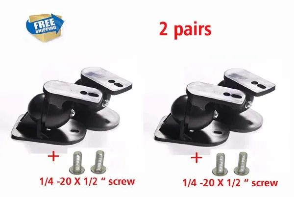2 pair SW-03SC 1 пара) SW-03 Универсальный ABS пластик звук динамик настенный кронштейн Z906 держатель стенд - Цвет: 2 pair SW-03SC