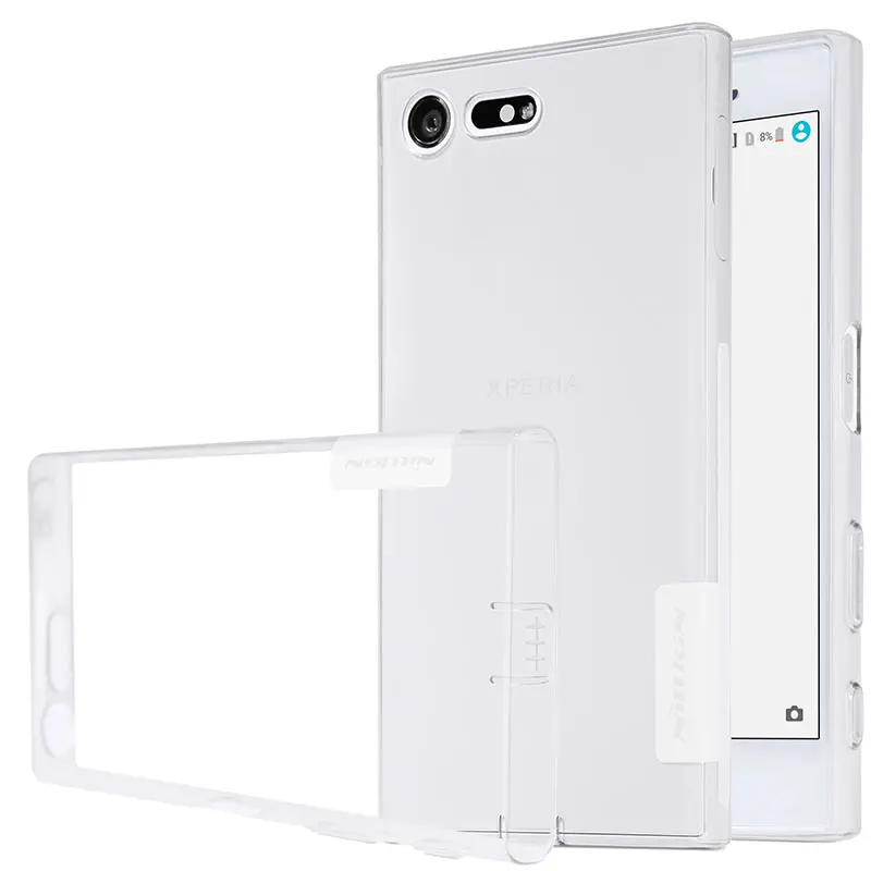 Ультратонкий Мягкий чехол Nillkin из ТПУ для sony Xperia X Mini защитный Compact полупрозрачный