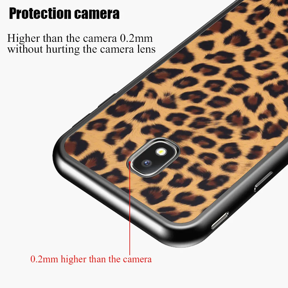 DAGUDON Fashion Leopard Pattern Case For Samsung Galaxy J7 2017 Ultra Slim TPU Cover Cases J730 Capa Eurasia |