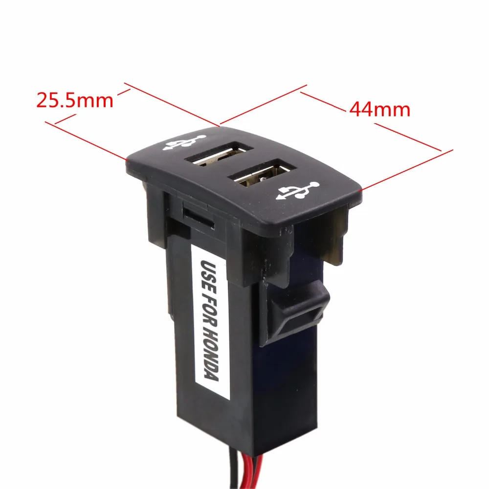 2.1A 1.2A 2xusb Интерфейс со штыревой частью соединения Зарядное устройство Применение