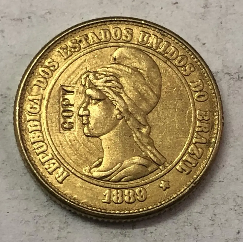 

1889 Brazil 10 000 Réis