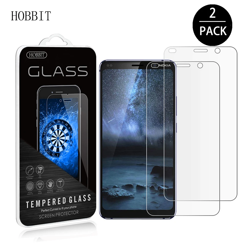 2 упаковки для Nokia 9 PureView Защитная пленка экрана телефона закаленное стекло 9H 2.5D