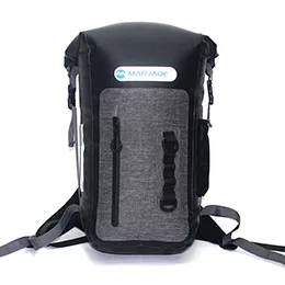 Черный цвет Waterproof bag PVC full airtight Watertight backpack Swimming Kayaking Sport Bags Outdoor River trekking bucket sack Dry bag - Цвет: Черный цвет