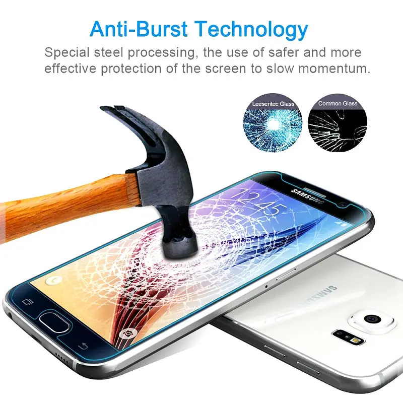Effelon Премиум закаленное Стекло пленка для Samsung Galaxy S6 0.33 мм 2.5D Arc края 9 H жесткий
