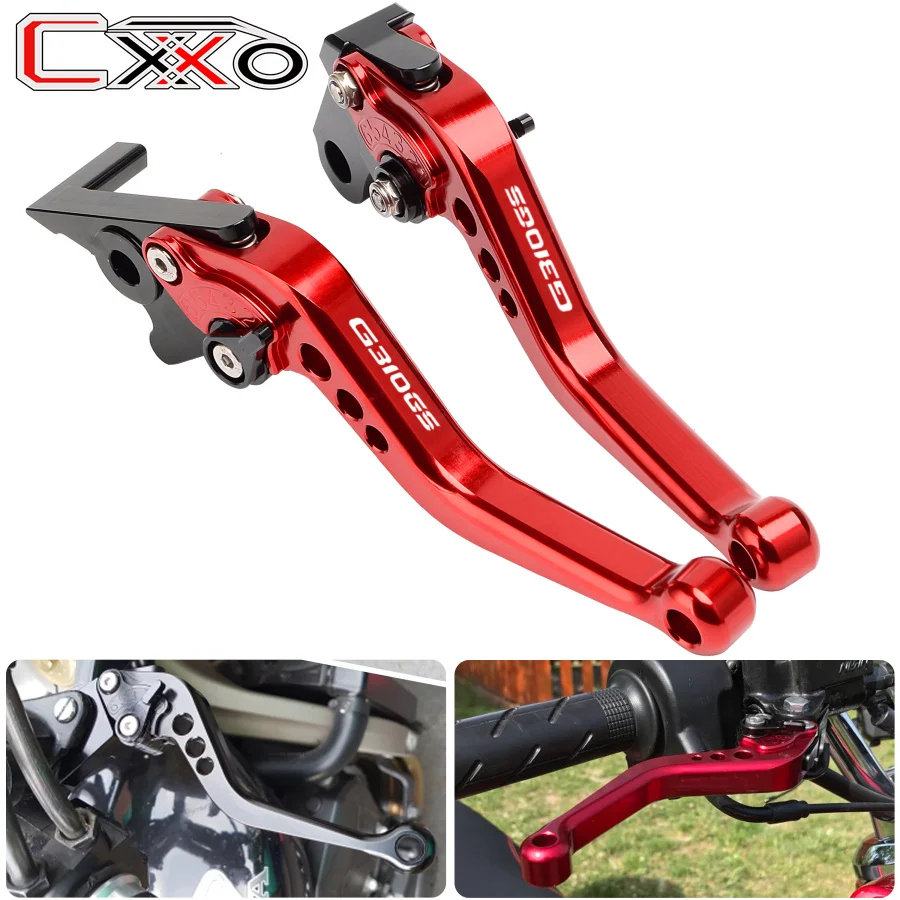 

Top selling Motorcycle CNC Short Brake Clutch Levers LOGO G310GS For BMW G310GS g310 gs 2017 2018