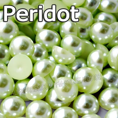 Полукруглые бусины Peridot зеленого цвета смешанные размеры 2 мм 3 4 5 6 8 12 имитация