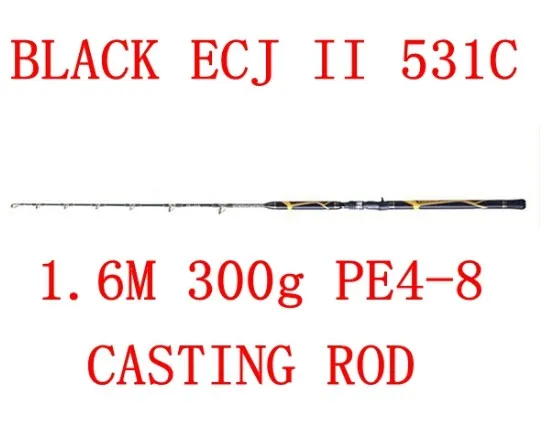 ECOODA CHEETAH II джиггинг стержень ECJ II 1,52-1,70 м 150 г-500 г лодка стержень японский Fuji SIC золото руководство Специальная - Цвет: Тёмно-синий