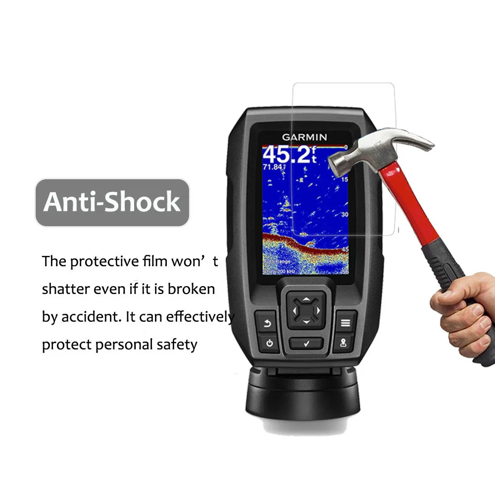3 упаковки Fishfinder gps Аксессуары Анти-шок мягкий протектор экрана для Garmin Striker 4 Striker4 ЖК-экран Защитная пленка