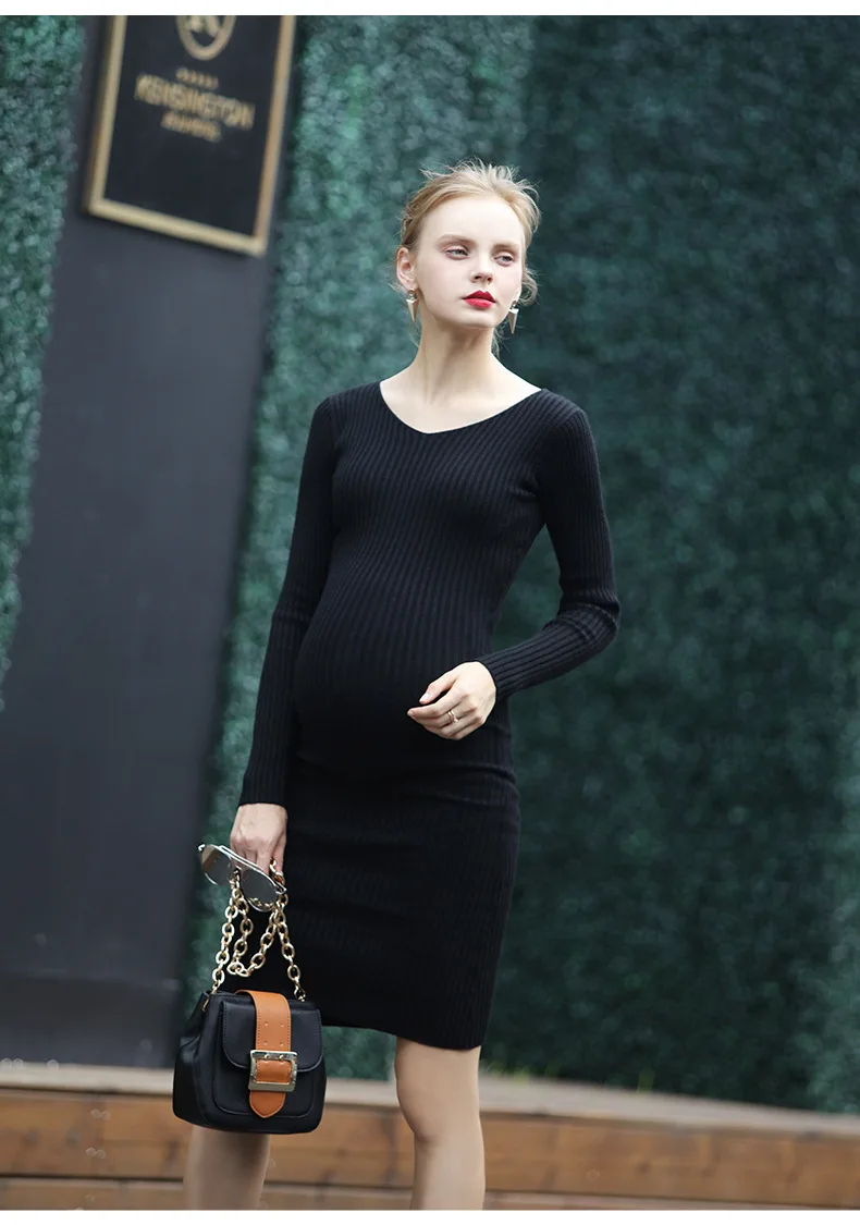 Для беременных свитер для женщин комплекты в первом пункте длинные зима и осень